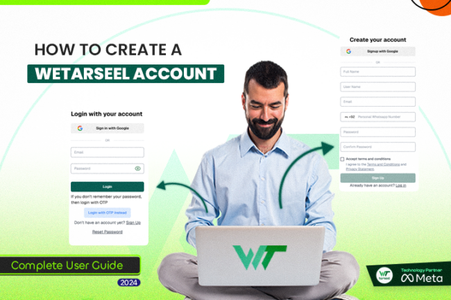 How to create Wetarseel account