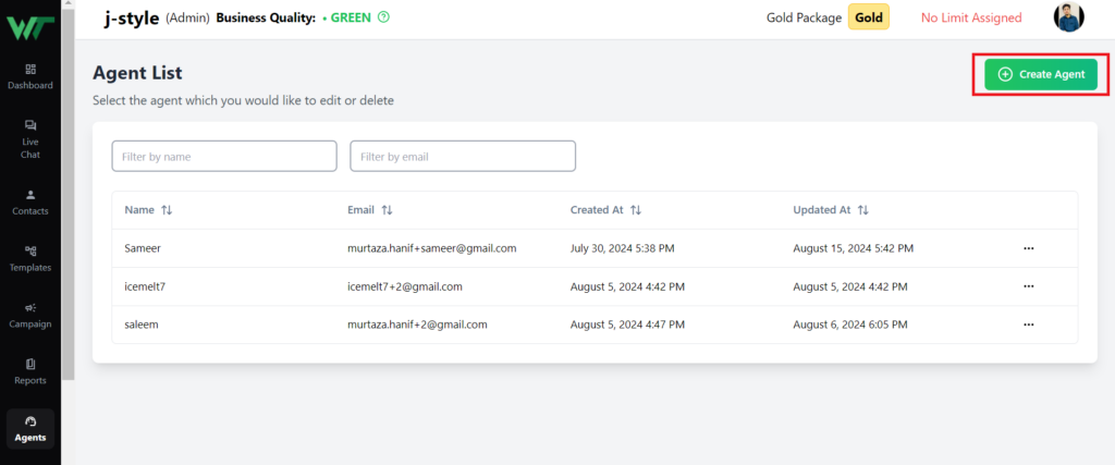 How to add Agents & Managers in Wetarseel - Wetarseel AI