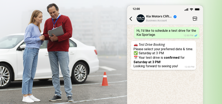Effortless test driving scheduling