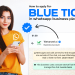 How to apply for bluetick in whatsapp