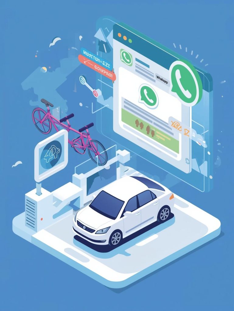 Creating an images giving you context WhatsApp API For Car Dealers Guide to Automate Sales Leads Test Drives first image Auto reply to website or ad inquiries