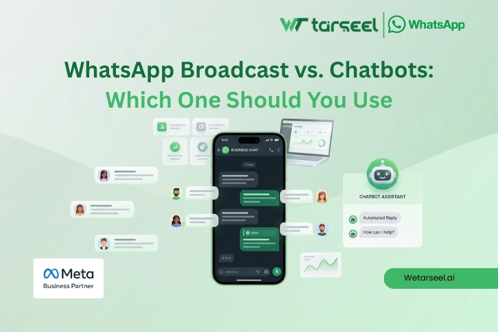 WhatsApp Broadcast vs Chatbots