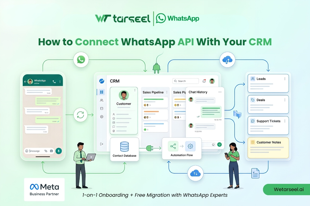 How to connect whatsapp API with your CRM