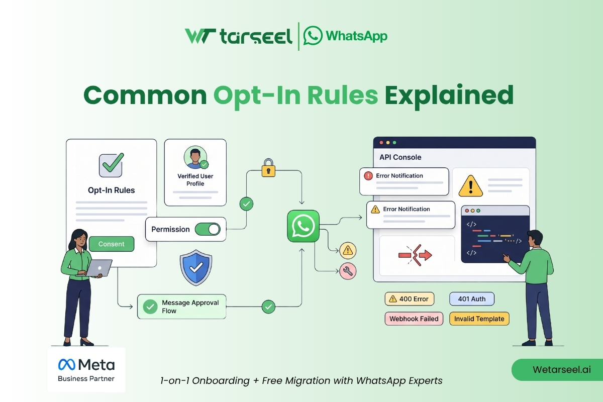WhatsApp business api Opt-in Rules