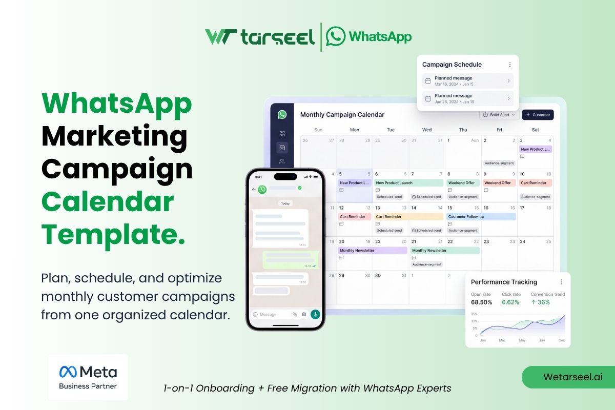 whatsapp marketing campaign calendar template